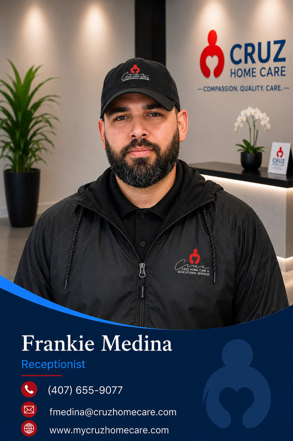 Frankie Medina — Receptionist